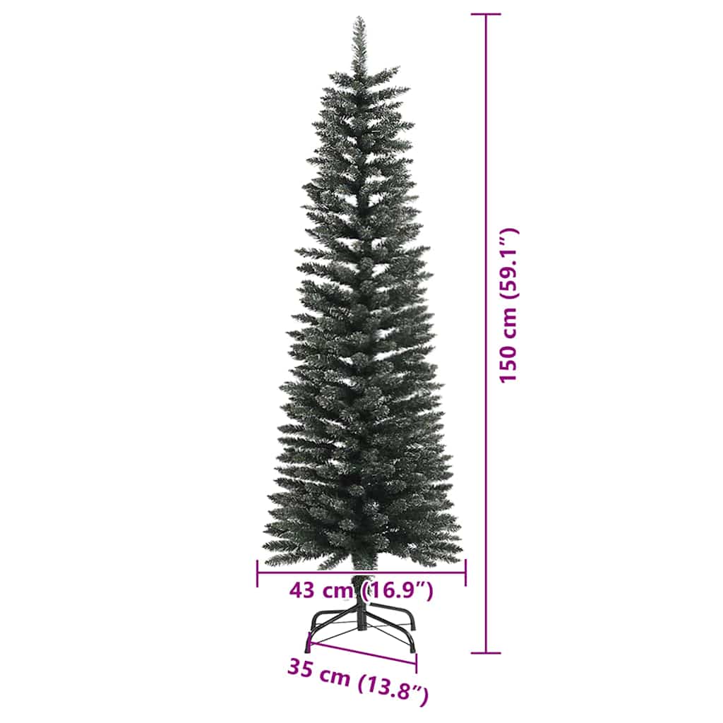 Albero di Natale artificiale con 150 LED Verde 150 cm