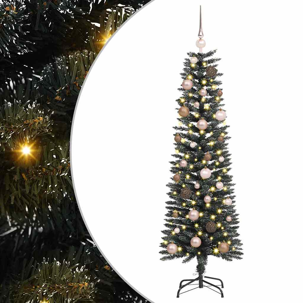 Albero di Natale artificiale con 150 LED Verde 150 cm