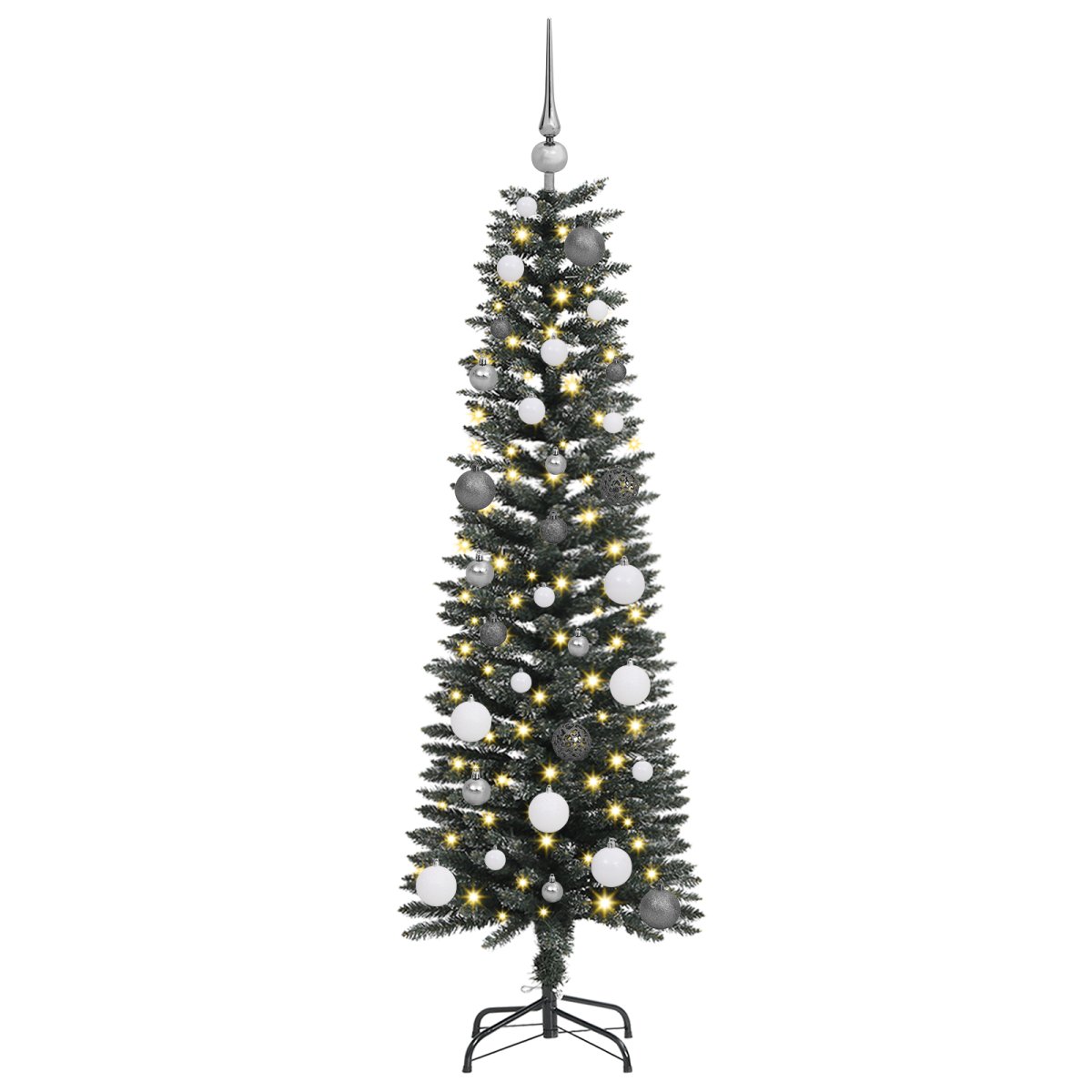 Albero di Natale artificiale con 150 LED Verde 150 cm
