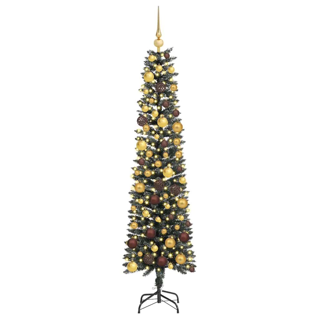 Albero di Natale artificiale con 300 LED Verde 180 cm