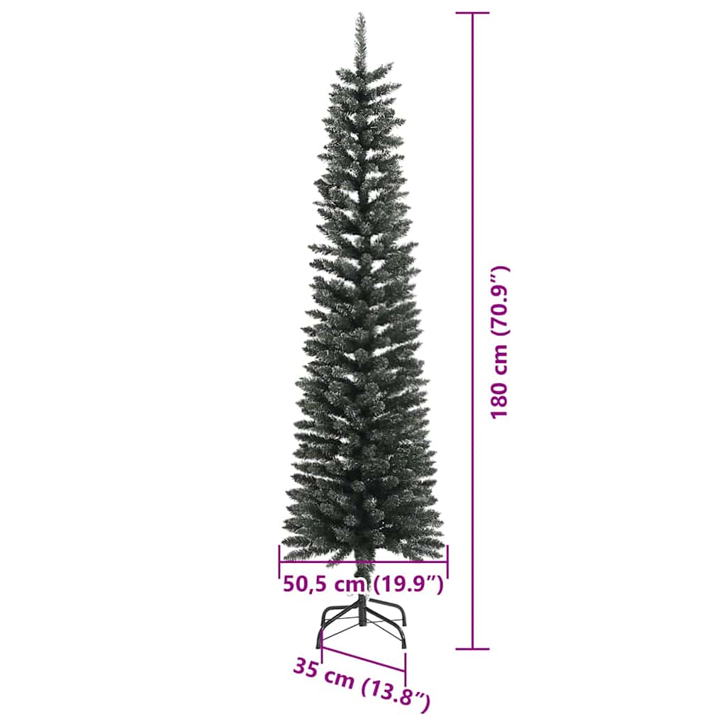 Albero di Natale artificiale con 300 LED Verde 180 cm