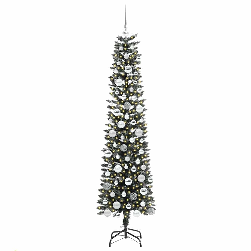 Albero di Natale artificiale con 300 LED Verde 180 cm