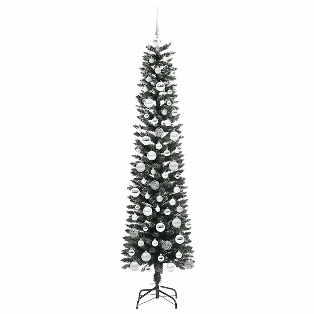 Albero di Natale artificiale con 300 LED Verde 180 cm