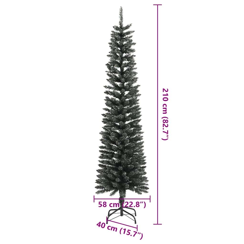 Albero di Natale artificiale con 300 LED Verde 210 cm