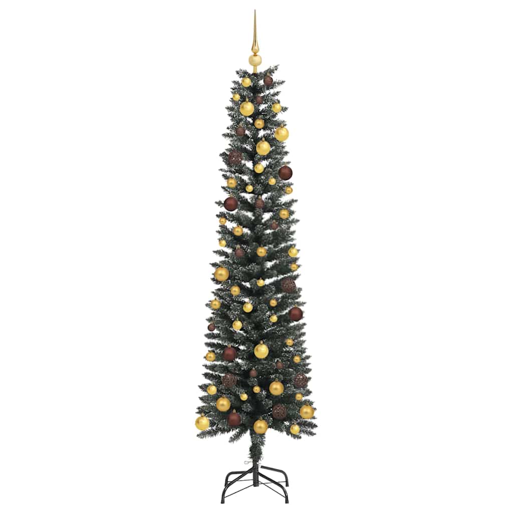 Albero di Natale artificiale con 300 LED Verde 210 cm