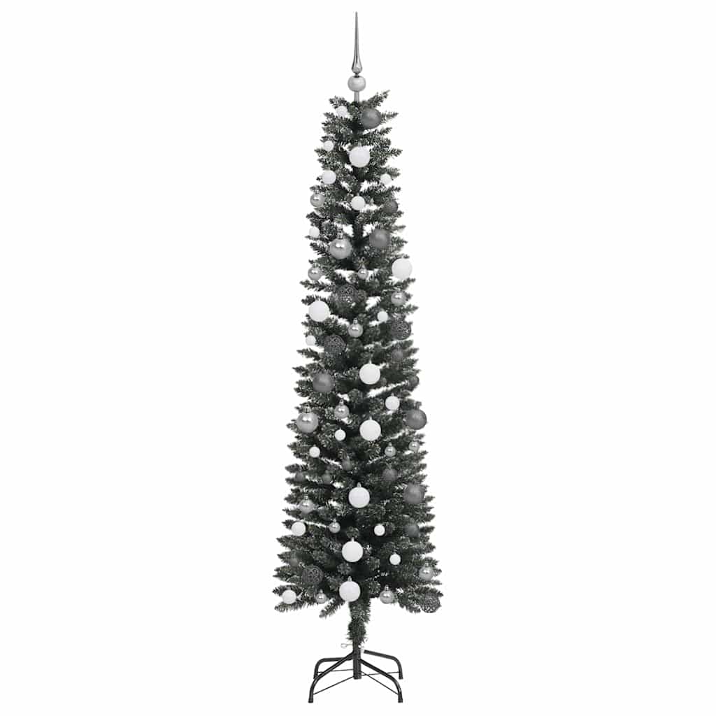 Albero di Natale artificiale con 300 LED Verde 210 cm