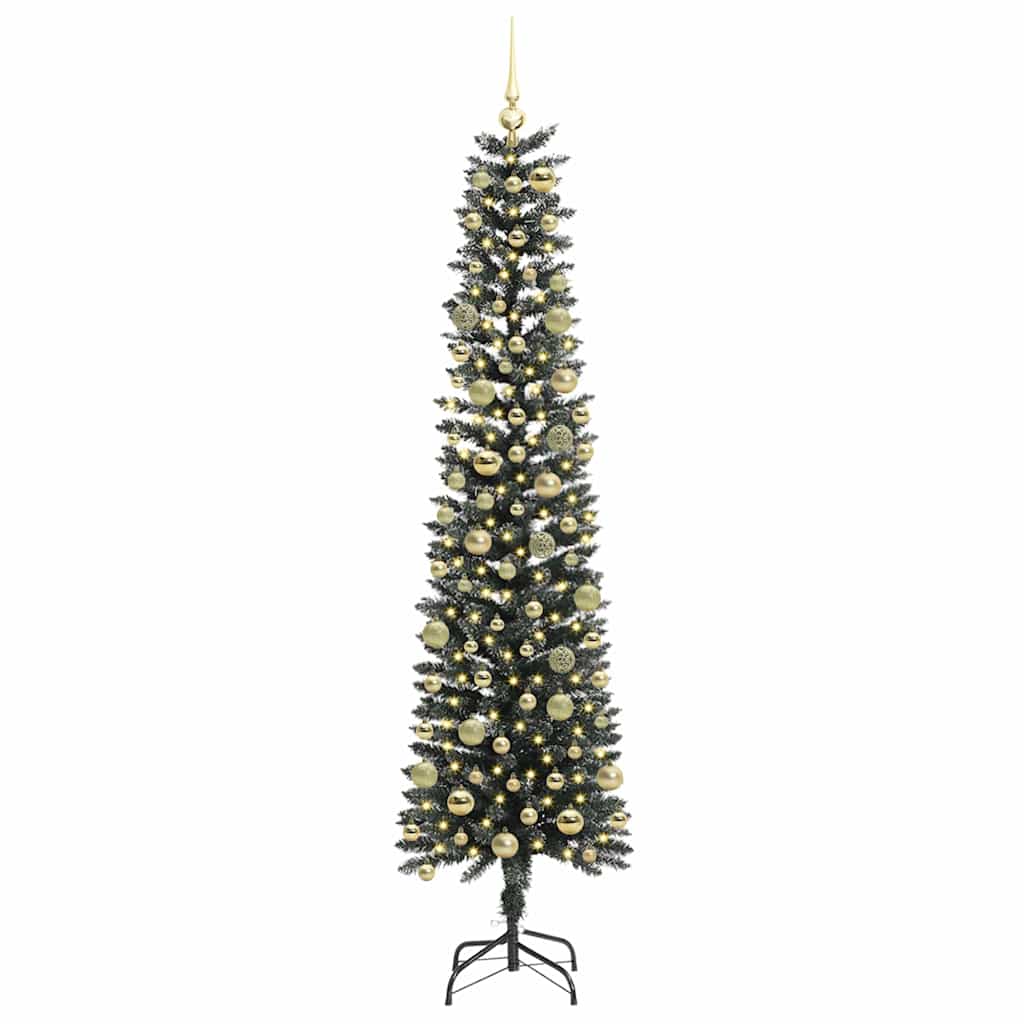 Albero di Natale artificiale con 300 LED Verde 210 cm