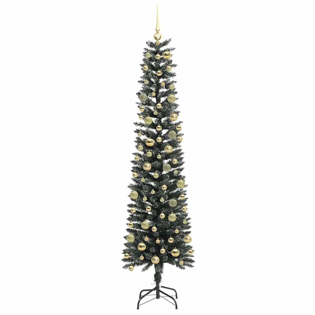 Albero di Natale artificiale con 300 LED Verde 210 cm