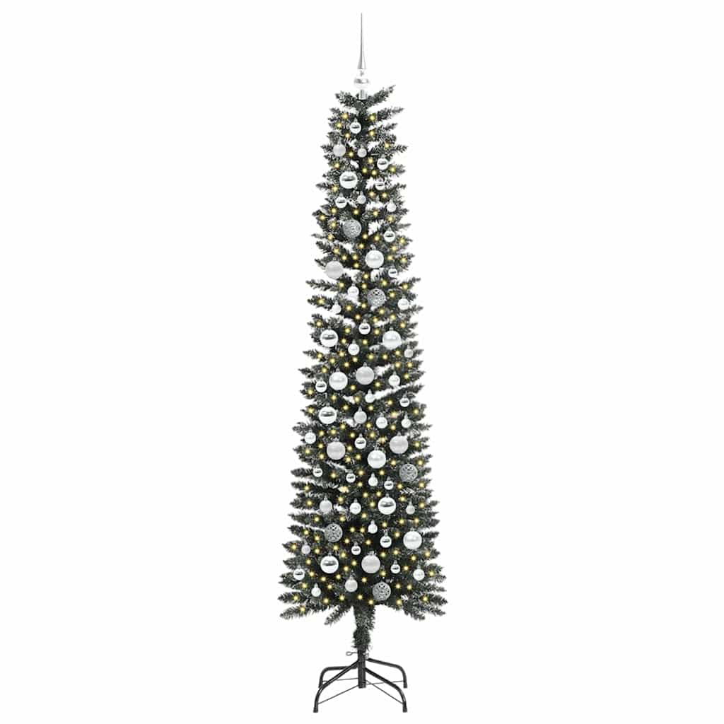 Albero di Natale artificiale con 300 LED Verde 210 cm
