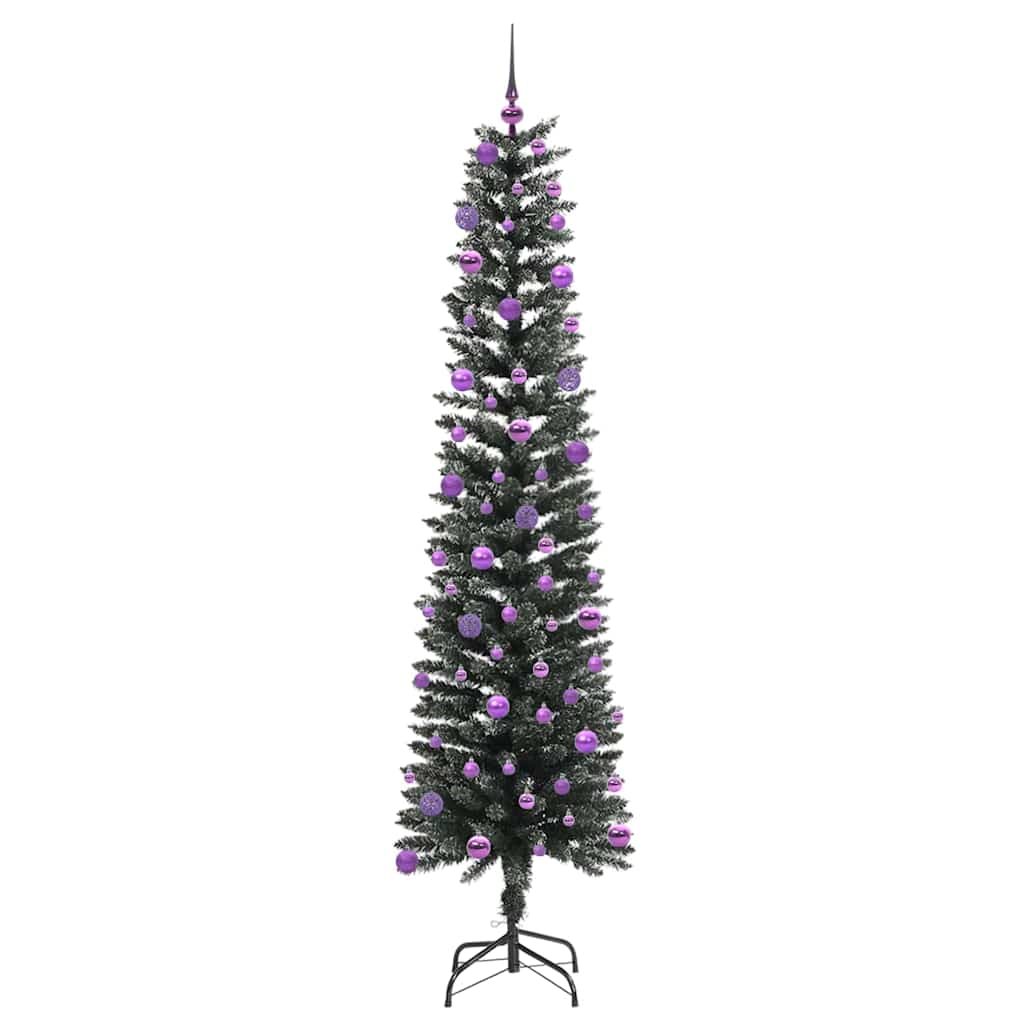 Albero di Natale artificiale con 300 LED Verde 210 cm