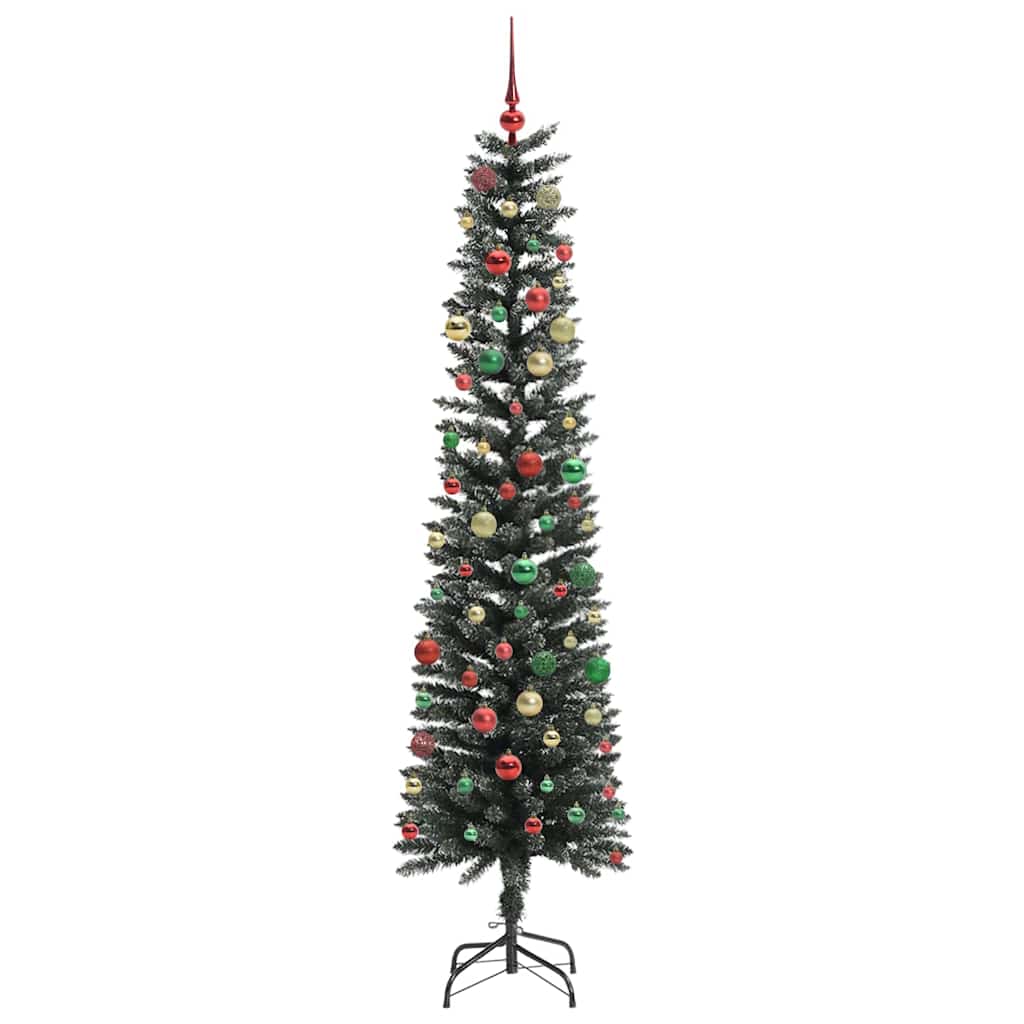 Albero di Natale artificiale con 300 LED Verde 210 cm