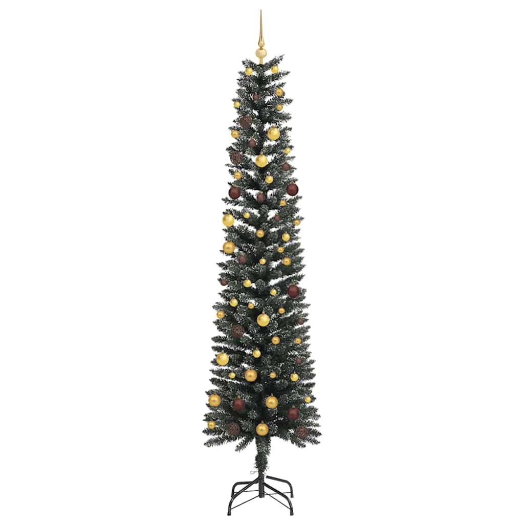 Albero di Natale artificiale con 300 LED Verde 240 cm