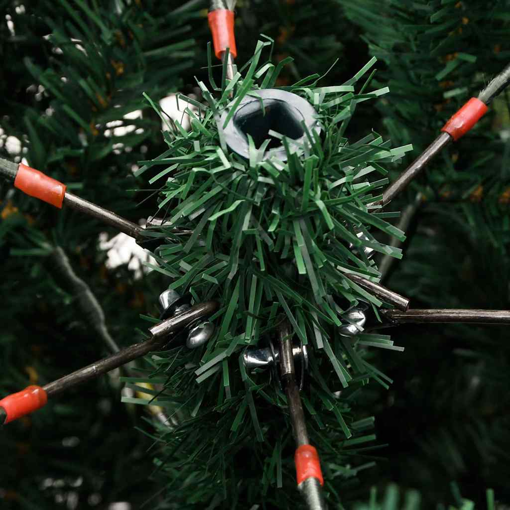 Albero di Natale Artificiale a Cerniera con 300 LED Verde