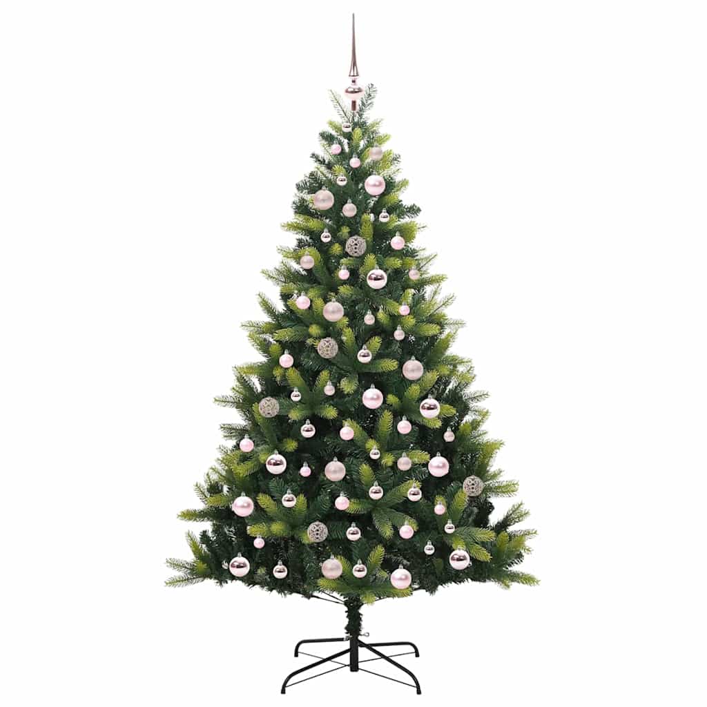 Albero di Natale Artificiale a Cerniera con 300 LED Verde
