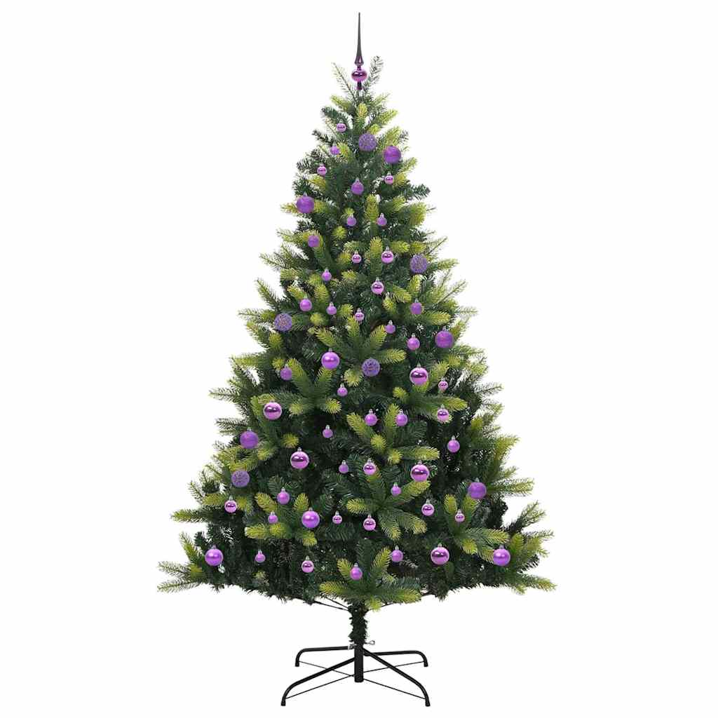 Albero di Natale Artificiale a Cerniera con 300 LED Verde