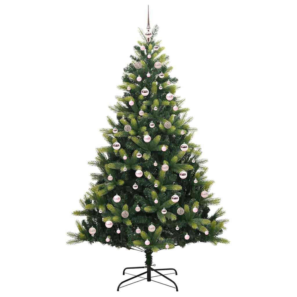 Albero di Natale Artificiale a Cerniera con 300 LED Verde