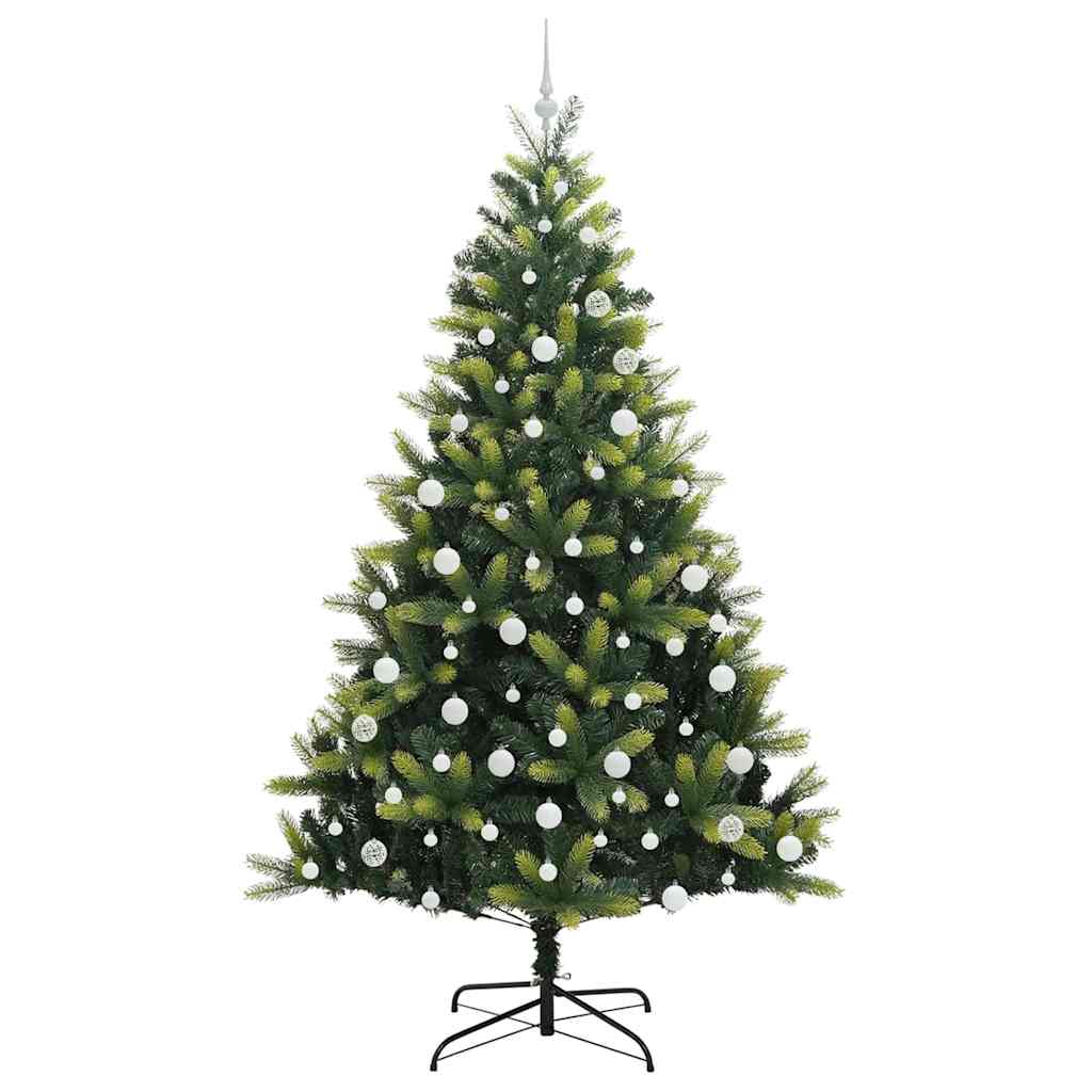 Albero di Natale Artificiale a Cerniera con 300 LED Verde