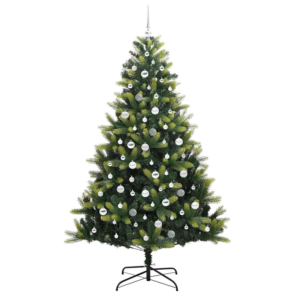 Albero di Natale Artificiale a Cerniera con 300 LED Verde