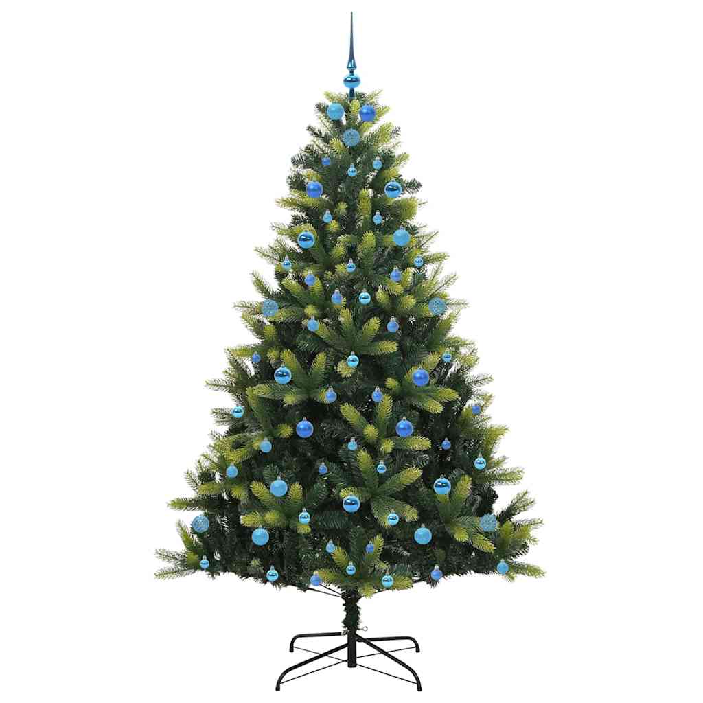 Albero di Natale Artificiale a Cerniera con 300 LED Verde