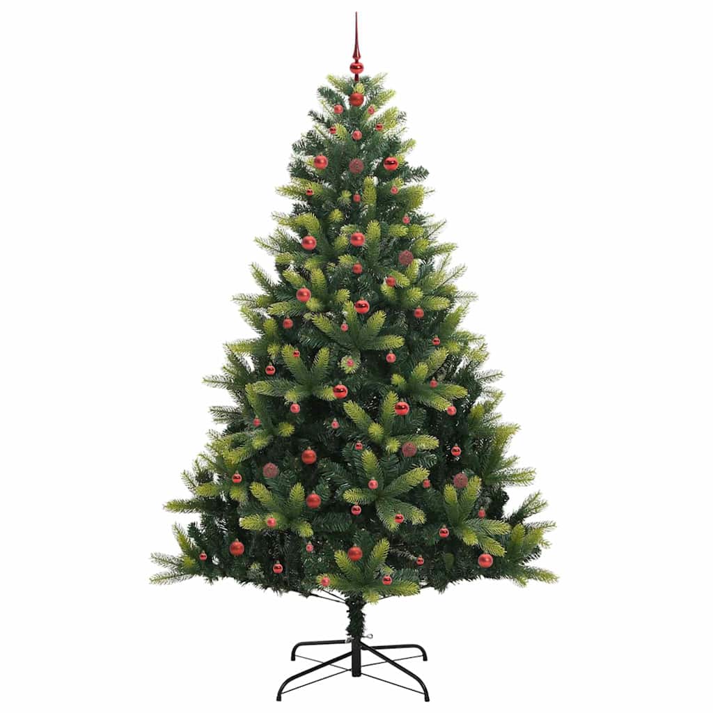 Albero di Natale Artificiale a Cerniera con 300 LED Verde