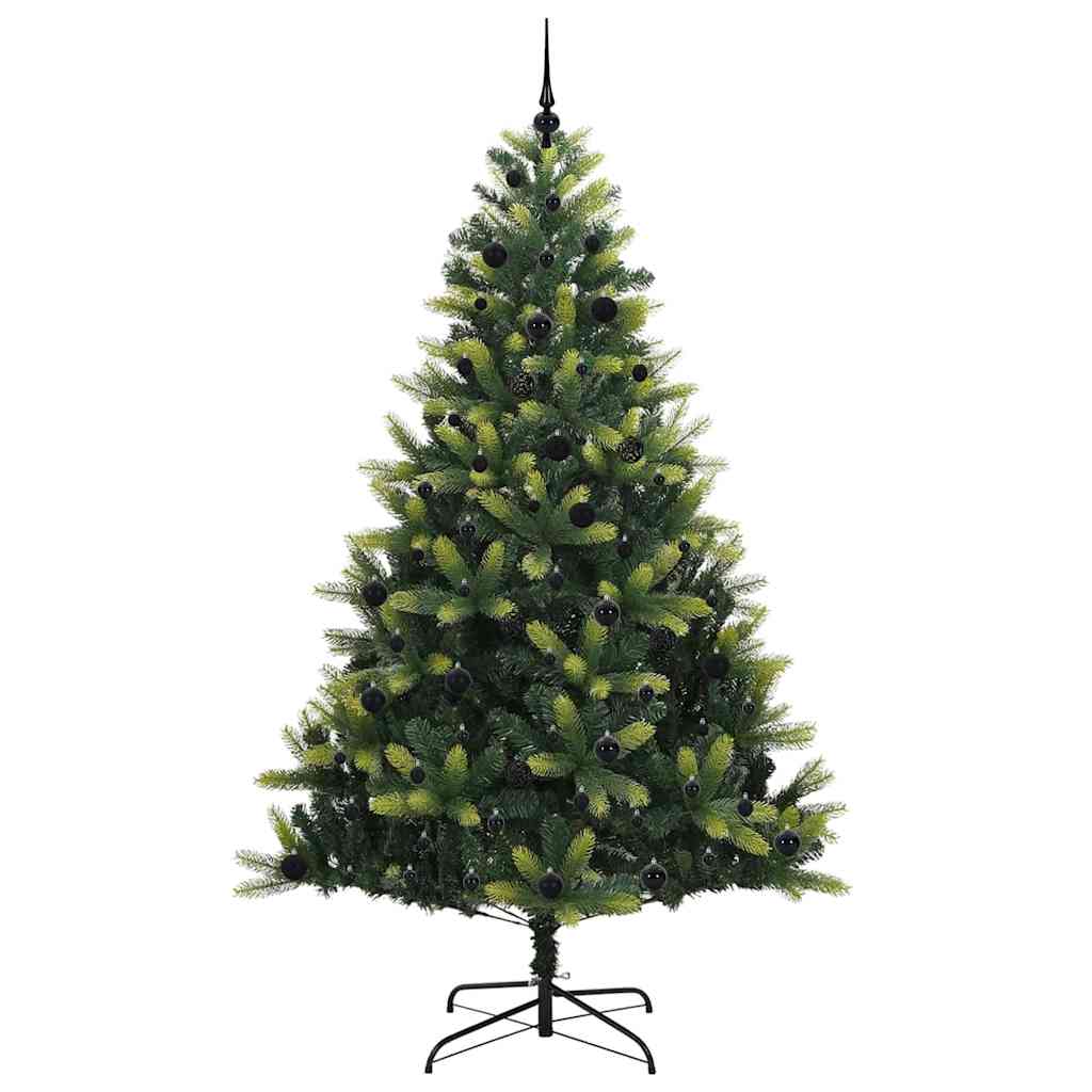 Albero di Natale Artificiale a Cerniera con 300 LED Verde