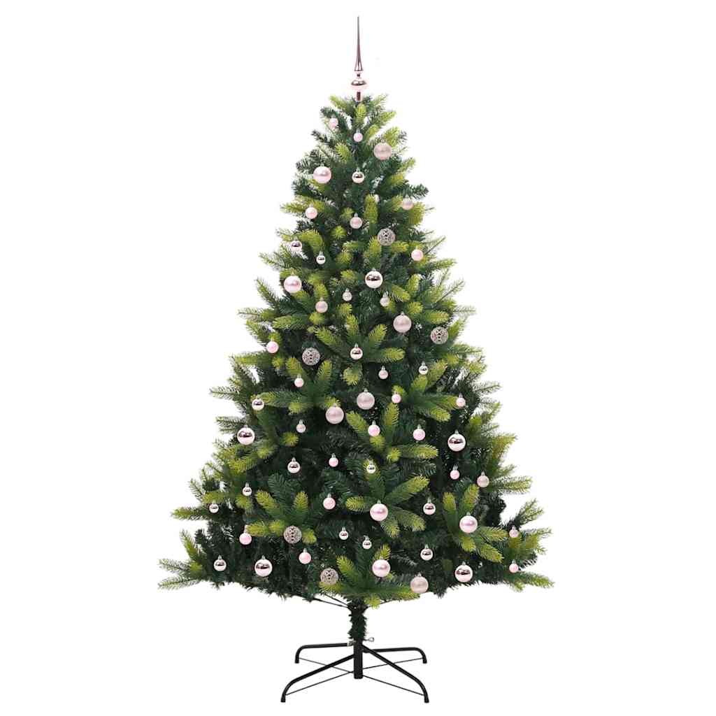 Albero di Natale Artificiale a Cerniera con 300 LED Verde