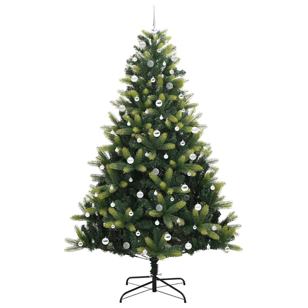 Albero di Natale Artificiale a Cerniera con 300 LED Verde