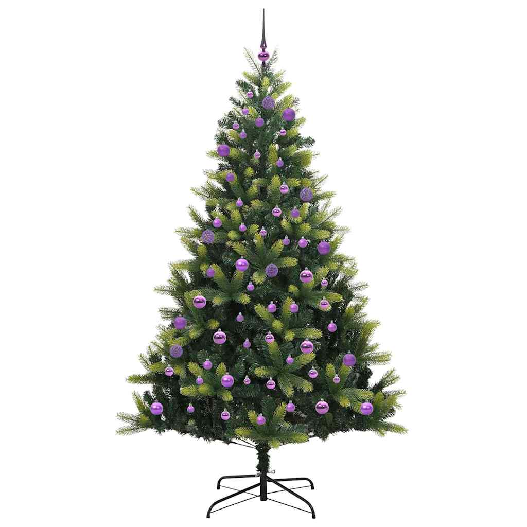 Albero di Natale Artificiale a Cerniera con 300 LED Verde