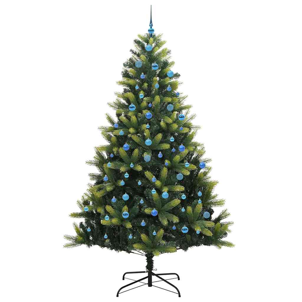 Albero di Natale Artificiale a Cerniera con 300 LED Verde