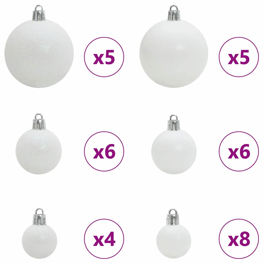 Albero di Natale artificiale Bianco 120 cm