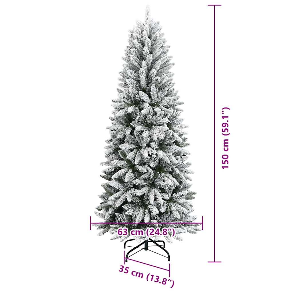 Albero di Natale artificiale Bianco 150 cm