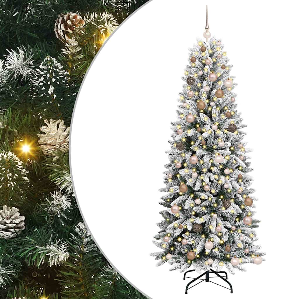 Albero di Natale artificiale Bianco 210 cm