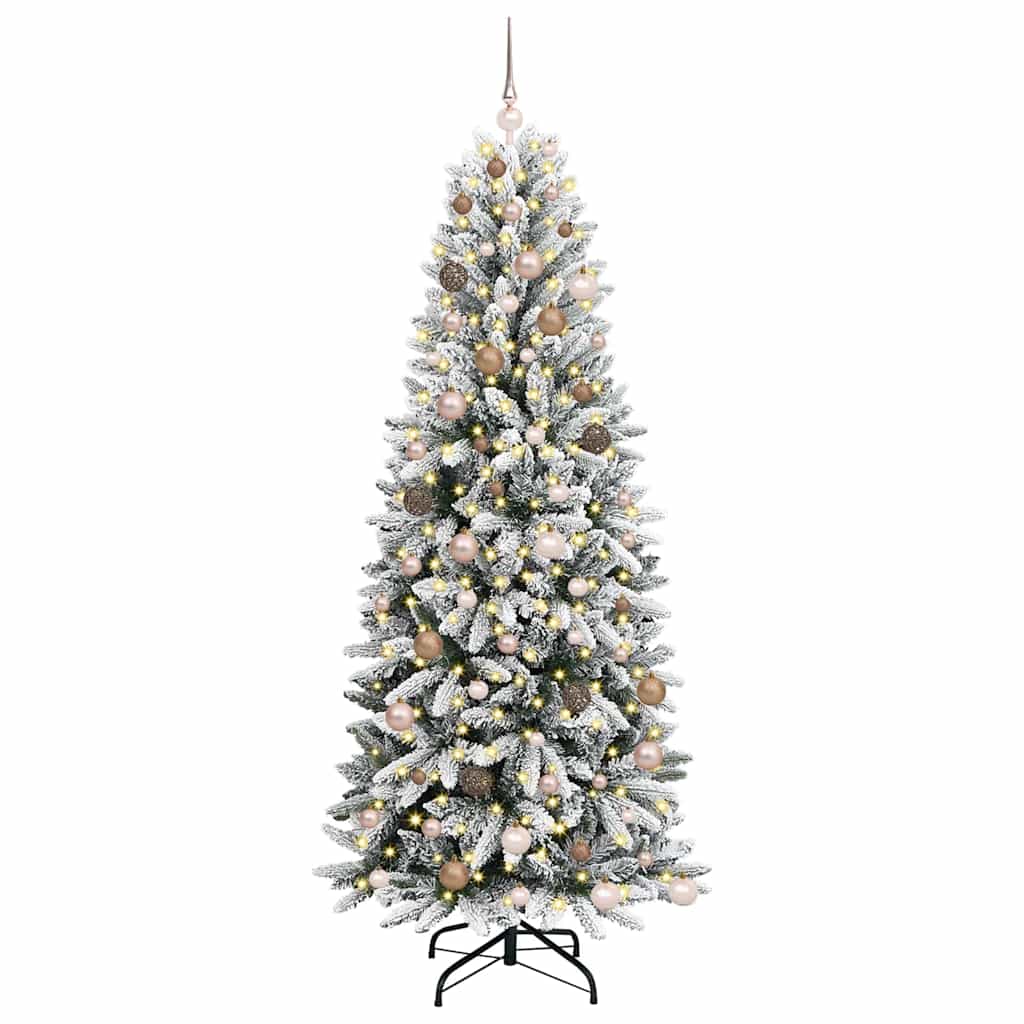 Albero di Natale artificiale Bianco 210 cm