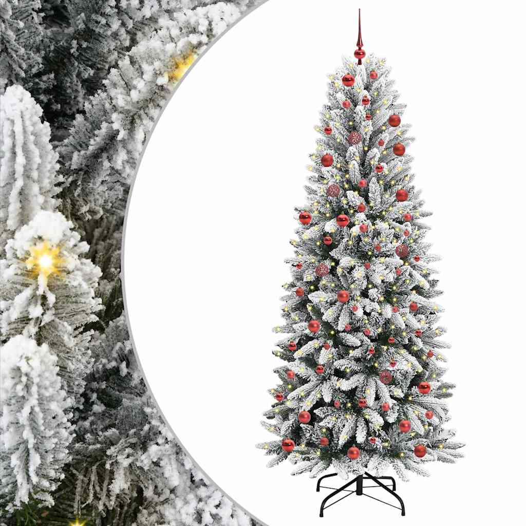 Albero di Natale artificiale Bianco 210 cm