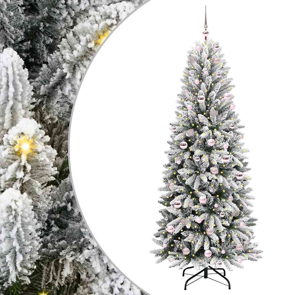 Albero di Natale artificiale Bianco 210 cm