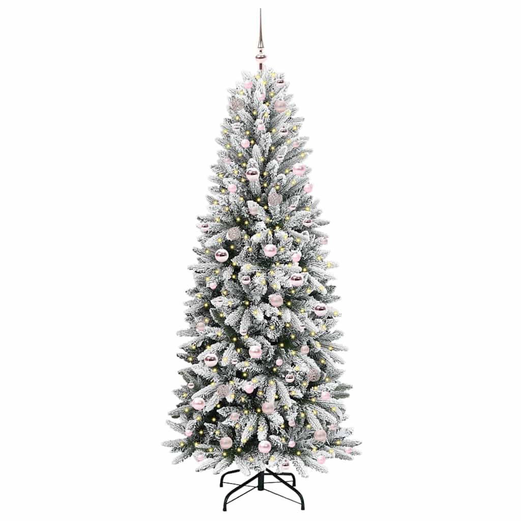 Albero di Natale artificiale Bianco 210 cm