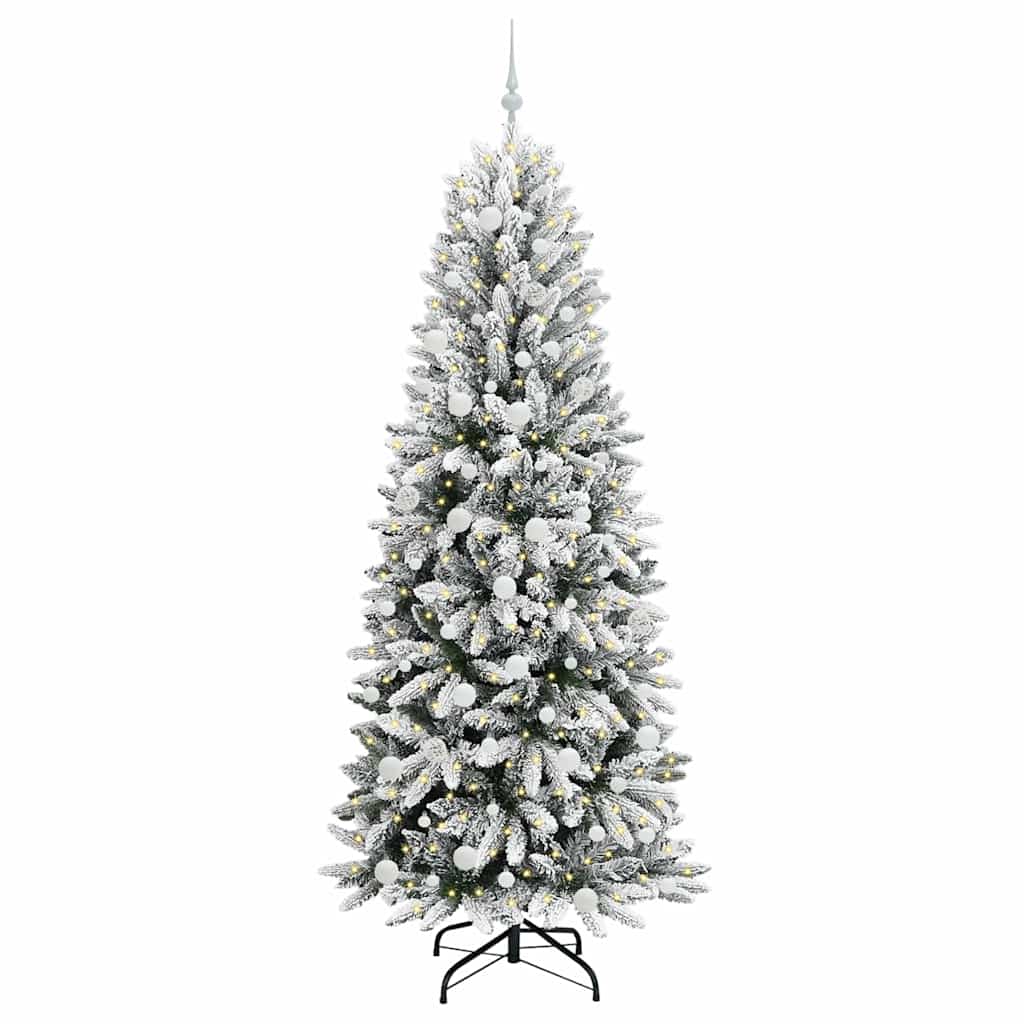 Albero di Natale artificiale Bianco 210 cm