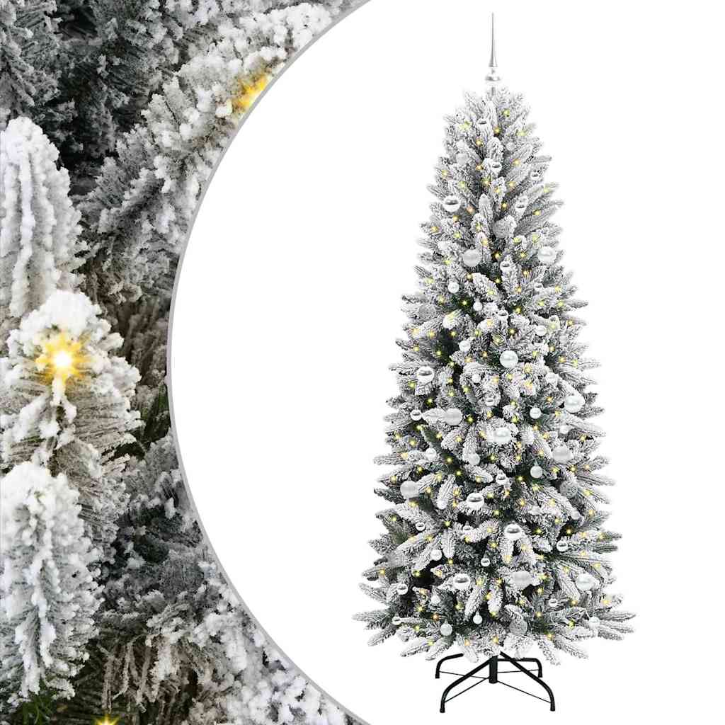 Albero di Natale artificiale Bianco 210 cm