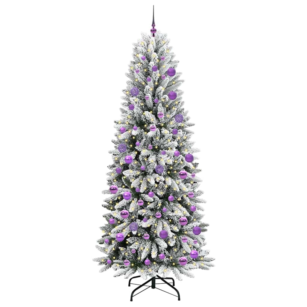 Albero di Natale artificiale Bianco 210 cm