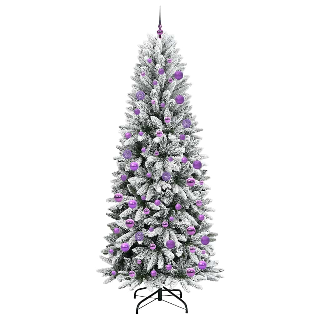 Albero di Natale artificiale Bianco 210 cm
