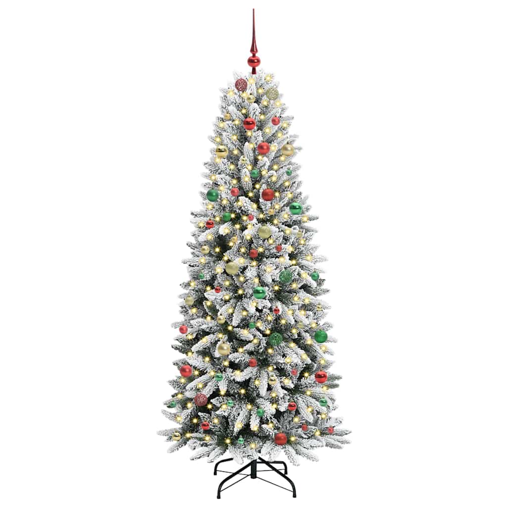 Albero di Natale artificiale Bianco 210 cm