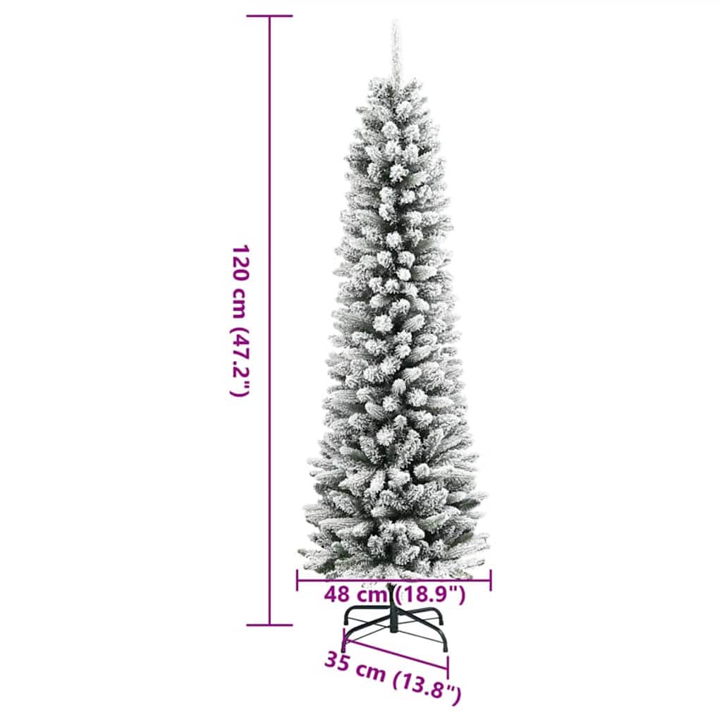 Albero di Natale artificiale Bianco 120 cm