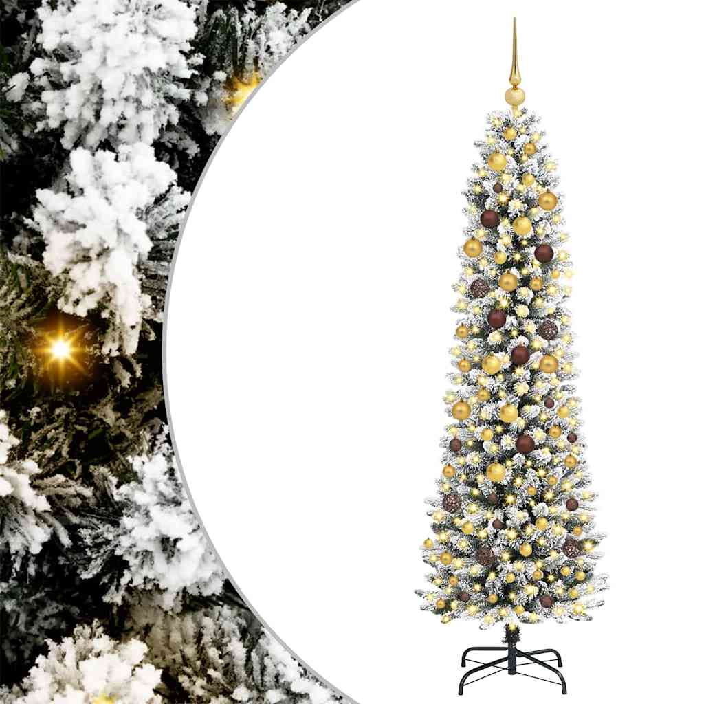 Albero di Natale artificiale Bianco 210 cm
