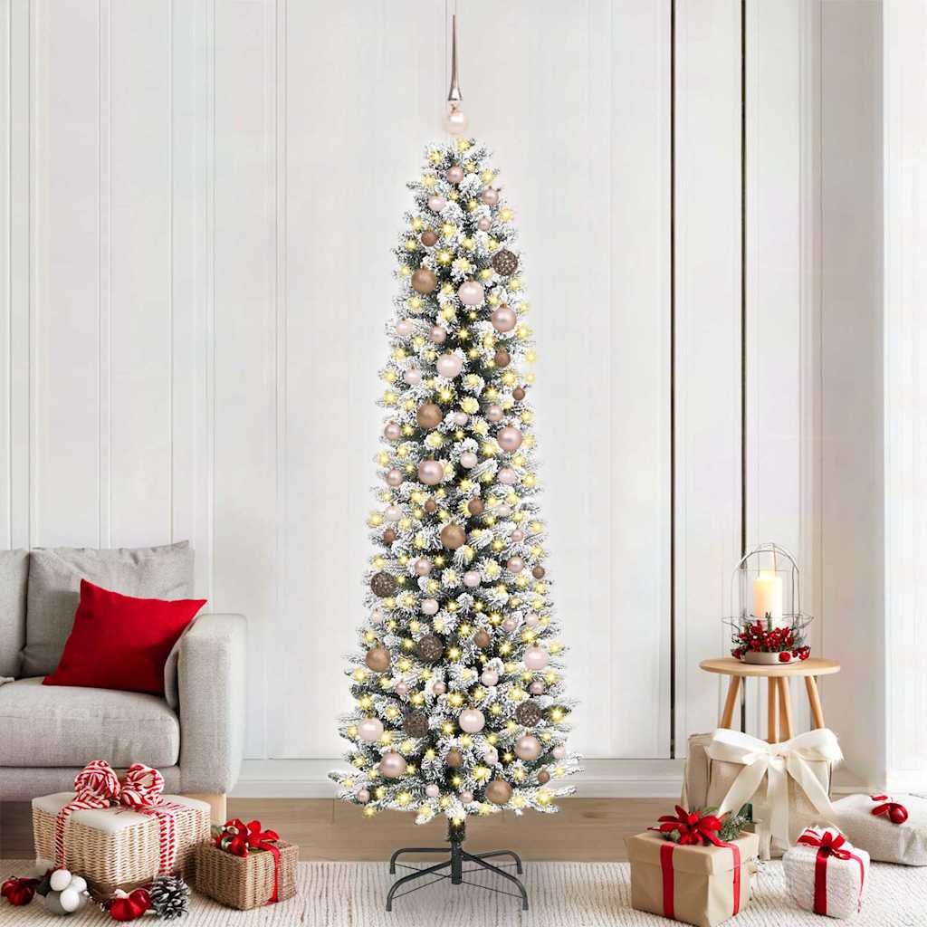 Albero di Natale artificiale Bianco 210 cm