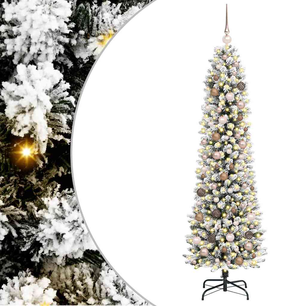 Albero di Natale artificiale Bianco 210 cm