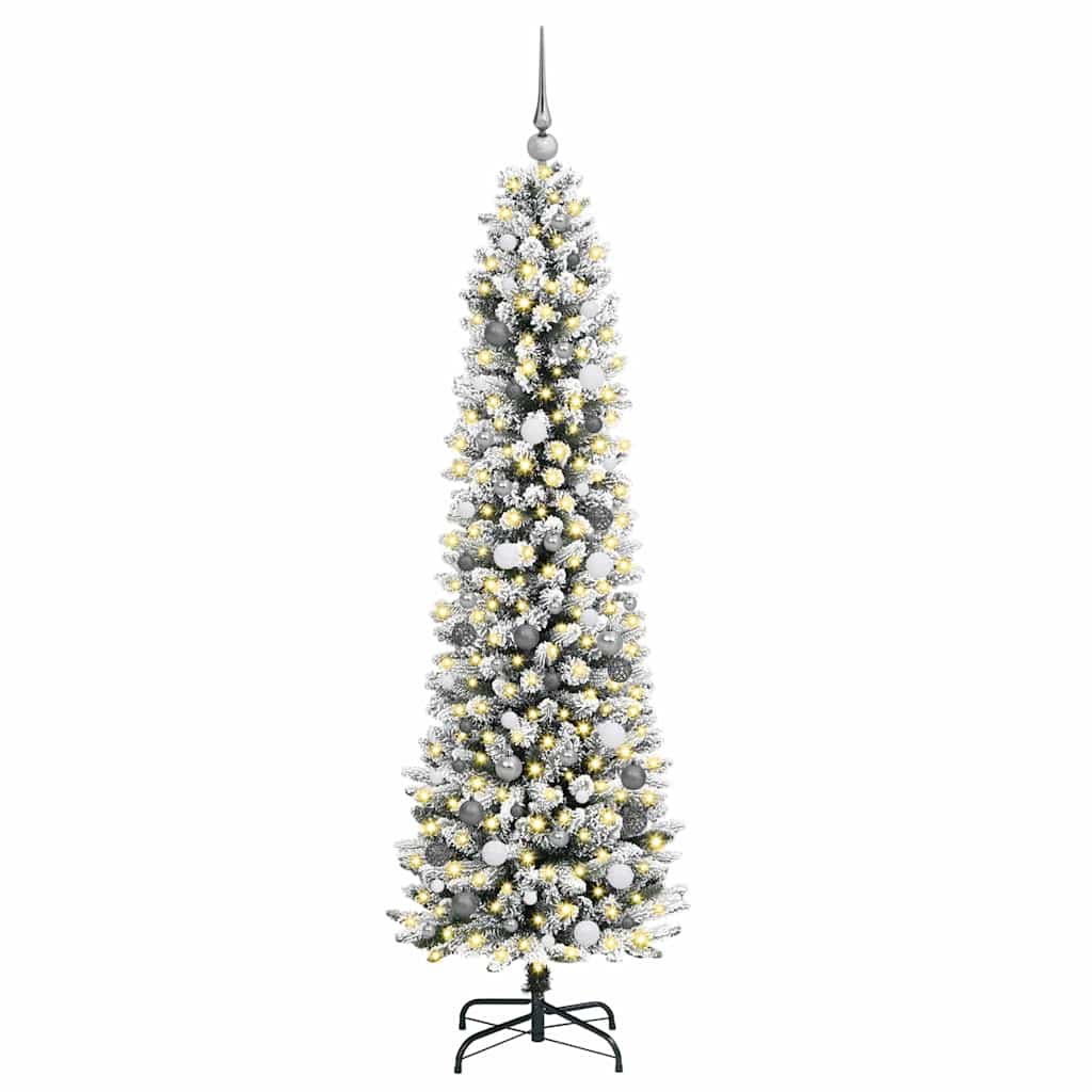Albero di Natale artificiale Bianco 210 cm