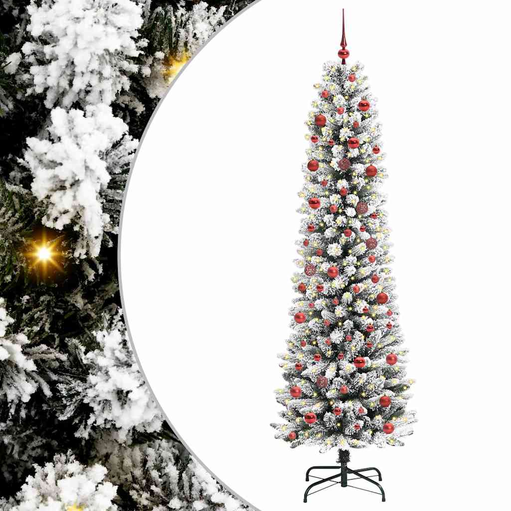 Albero di Natale artificiale Bianco 210 cm