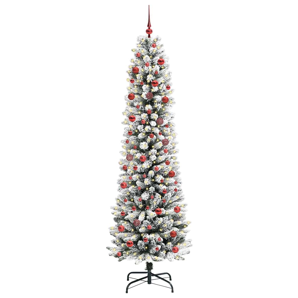 Albero di Natale artificiale Bianco 210 cm