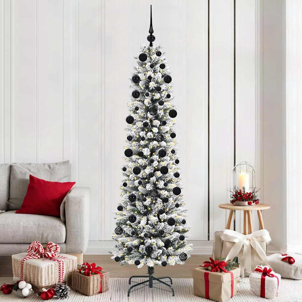 Albero di Natale artificiale Bianco 210 cm