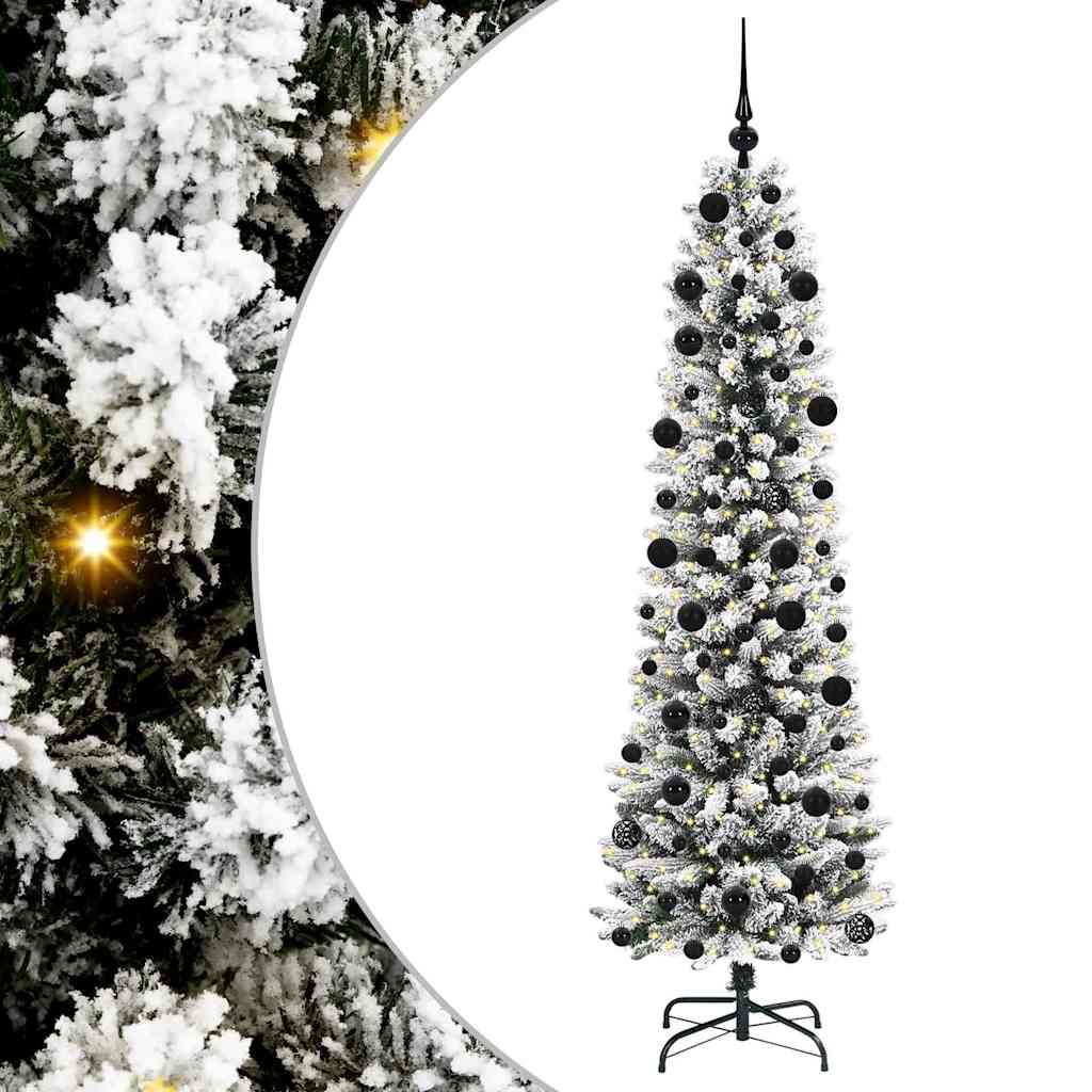 Albero di Natale artificiale Bianco 210 cm